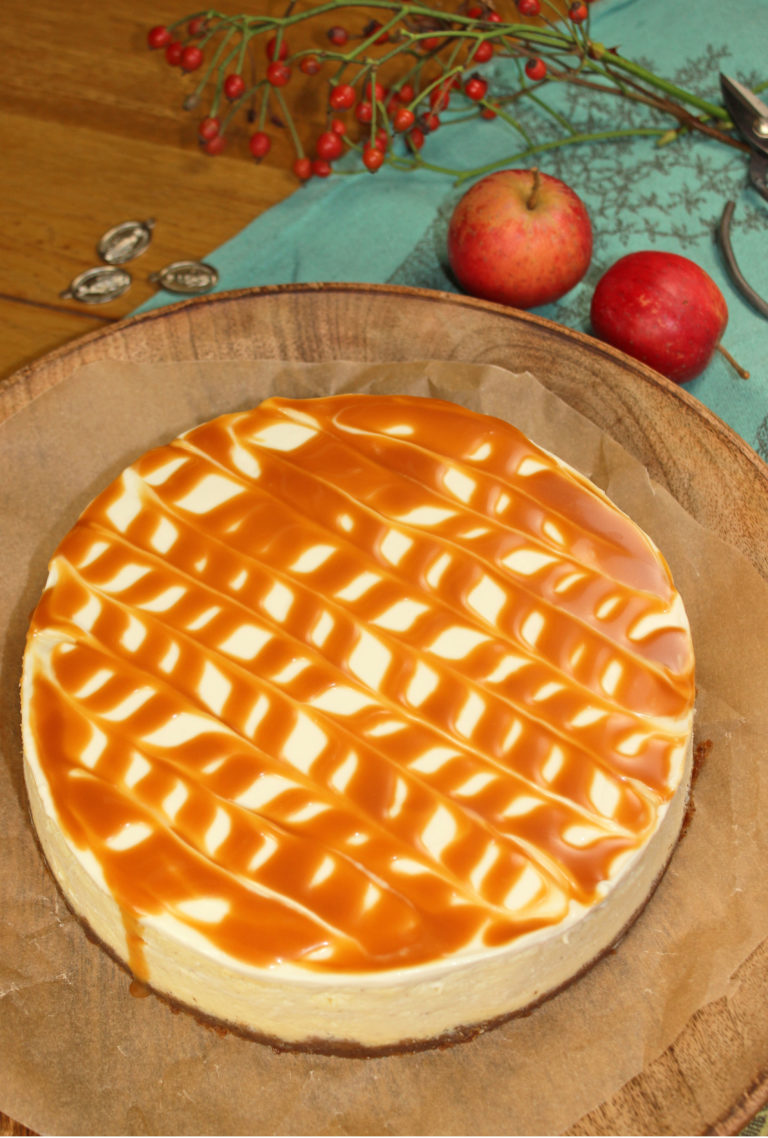 Ein Karamell-Apfel-Cheesecake und zwei Blog-Events - Maren Lubbe ...