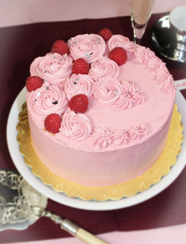 Ein Traum in rosa – Himbeertorte ‚Stefania‘