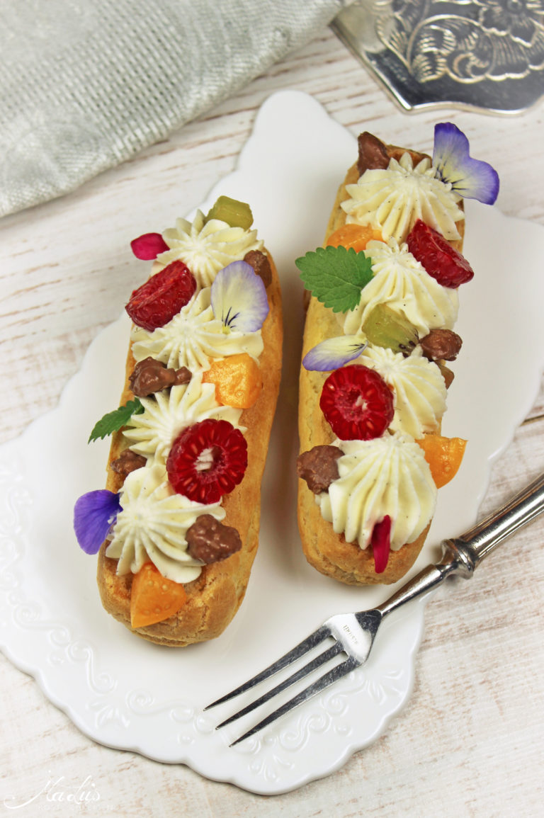 Schoko-Eierlikör Eclairs - Maren Lubbe - Feine Köstlichkeiten