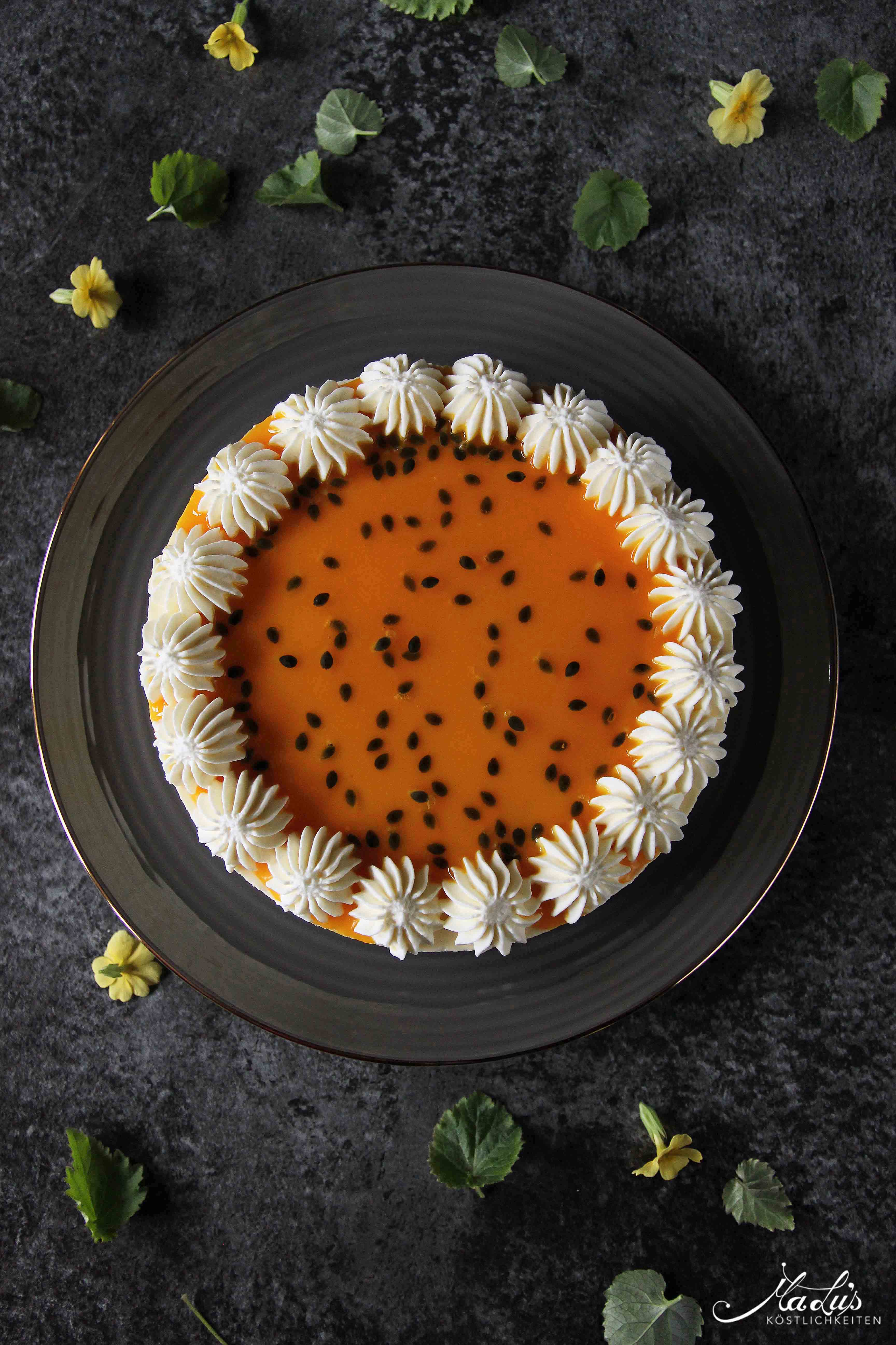 Fruchtig leichter Maracuja Cheesecake | Maren Lubbe