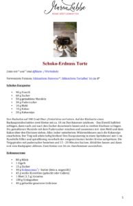 Schoko-Erdnuss Torte // Maren Lubbe