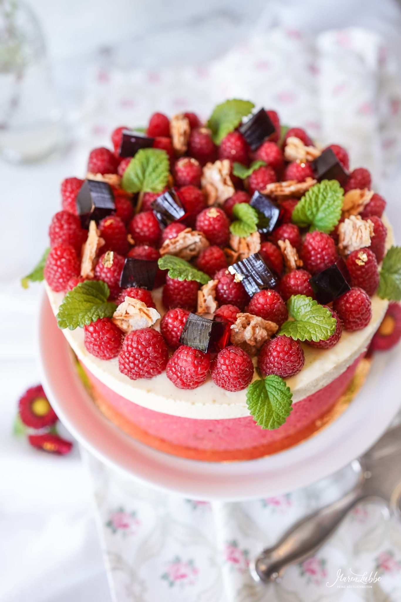 Himbeer-Vanille Torte zum Muttertag - Maren Lubbe - Feine Köstlichkeiten