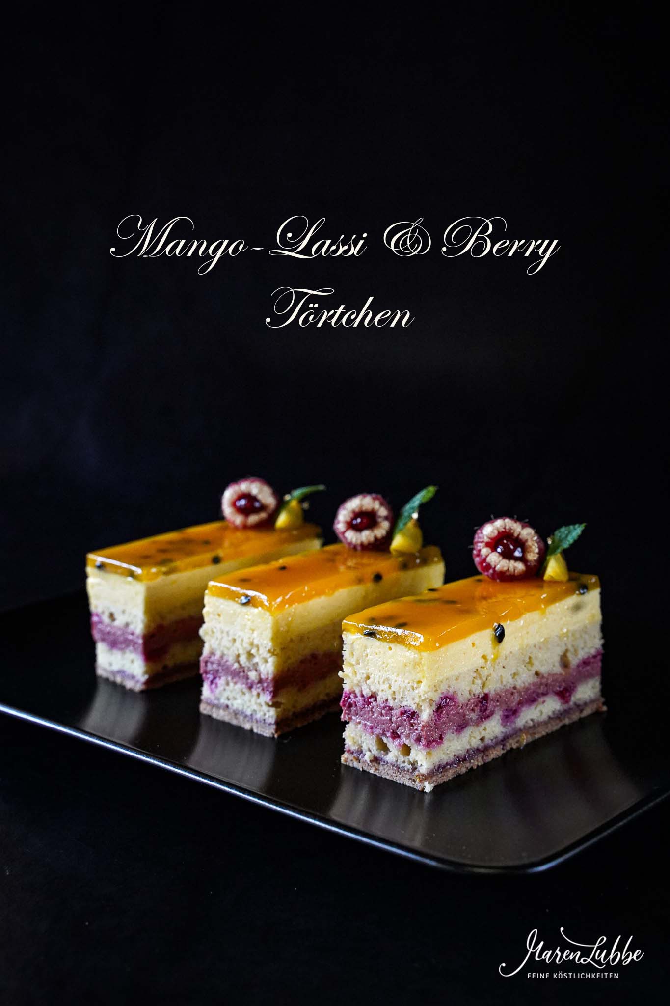 Mango-Lassi & Berry Törtchen