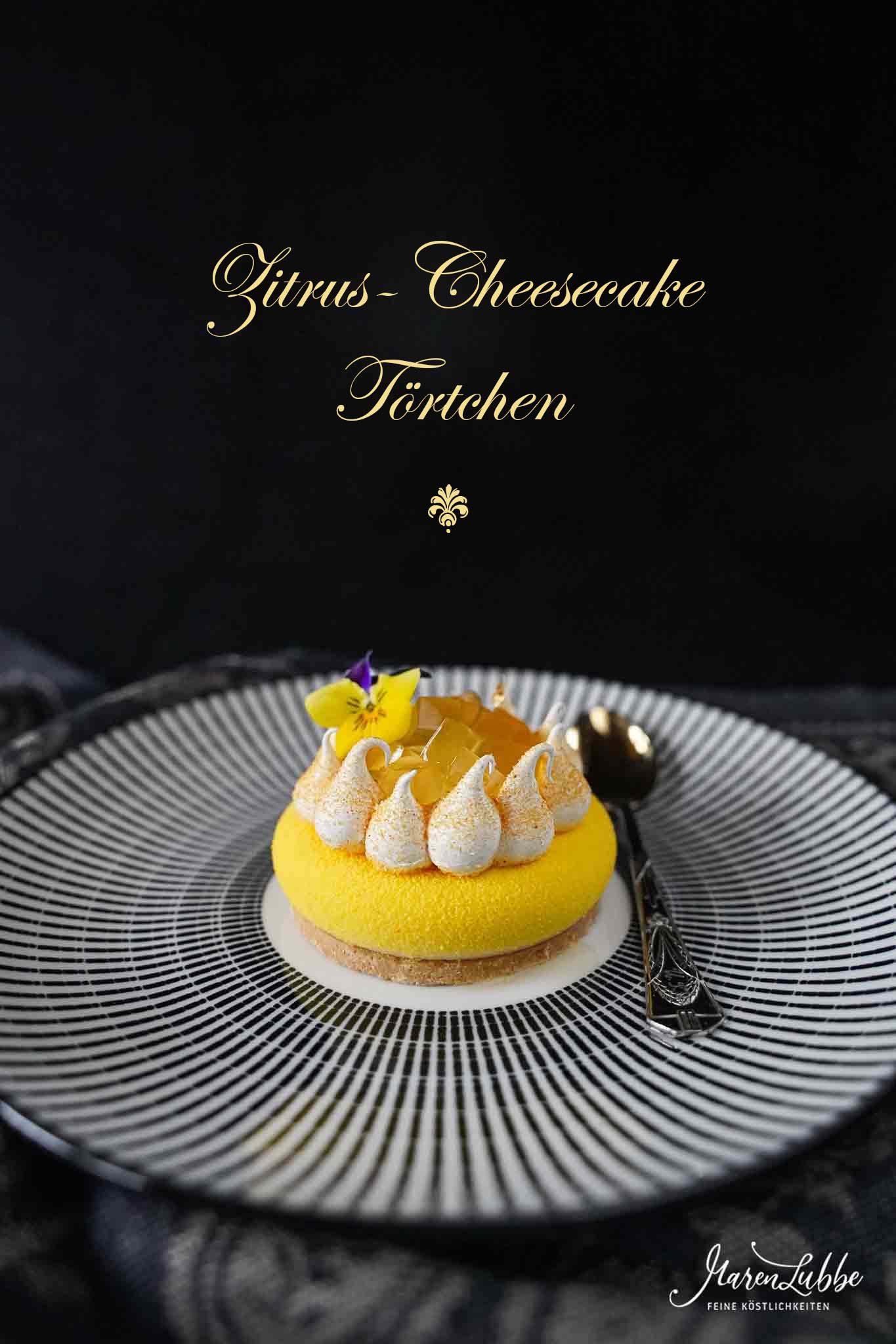 Zitrus-Cheesecake Törtchen