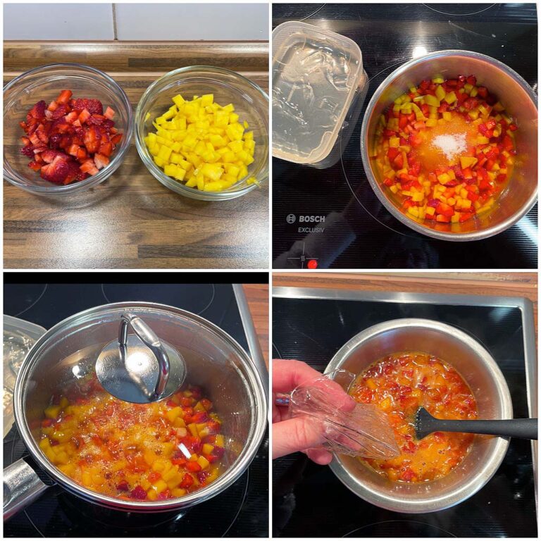 Maracujatorte mit Erdbeeren &amp; Mango - Maren Lubbe - Feine Köstlichkeiten
