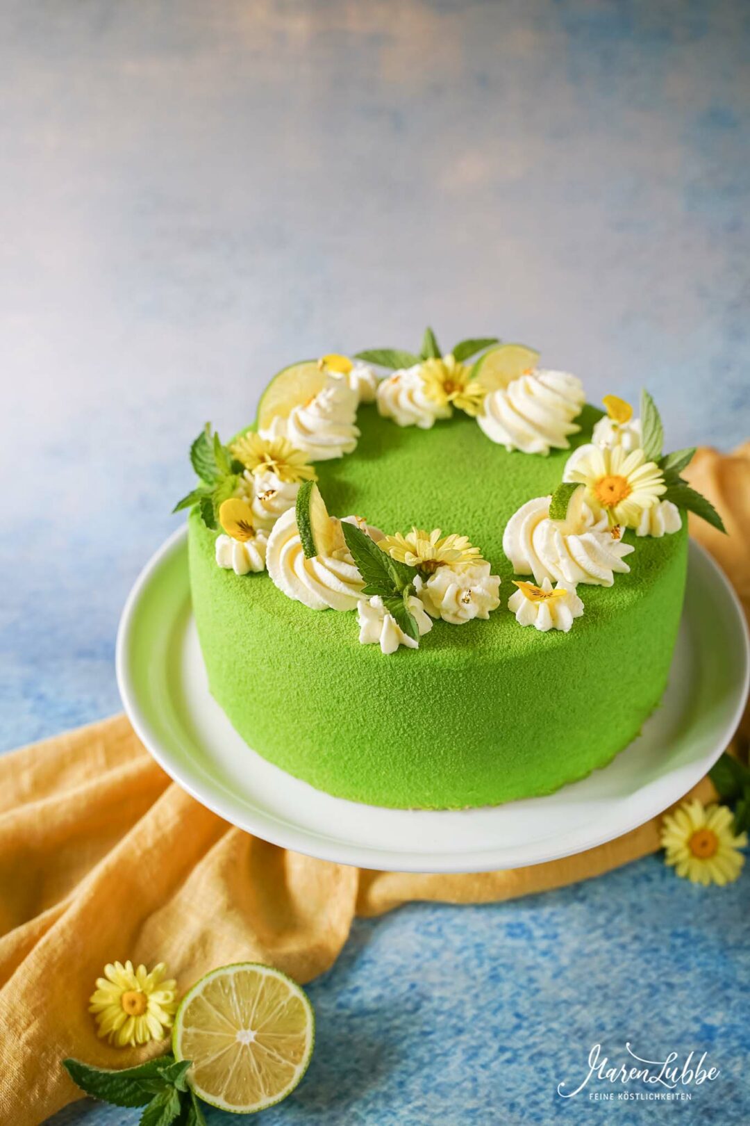 Saftige Limettentorte mit Mango &amp; Minze - Maren Lubbe - Feine ...