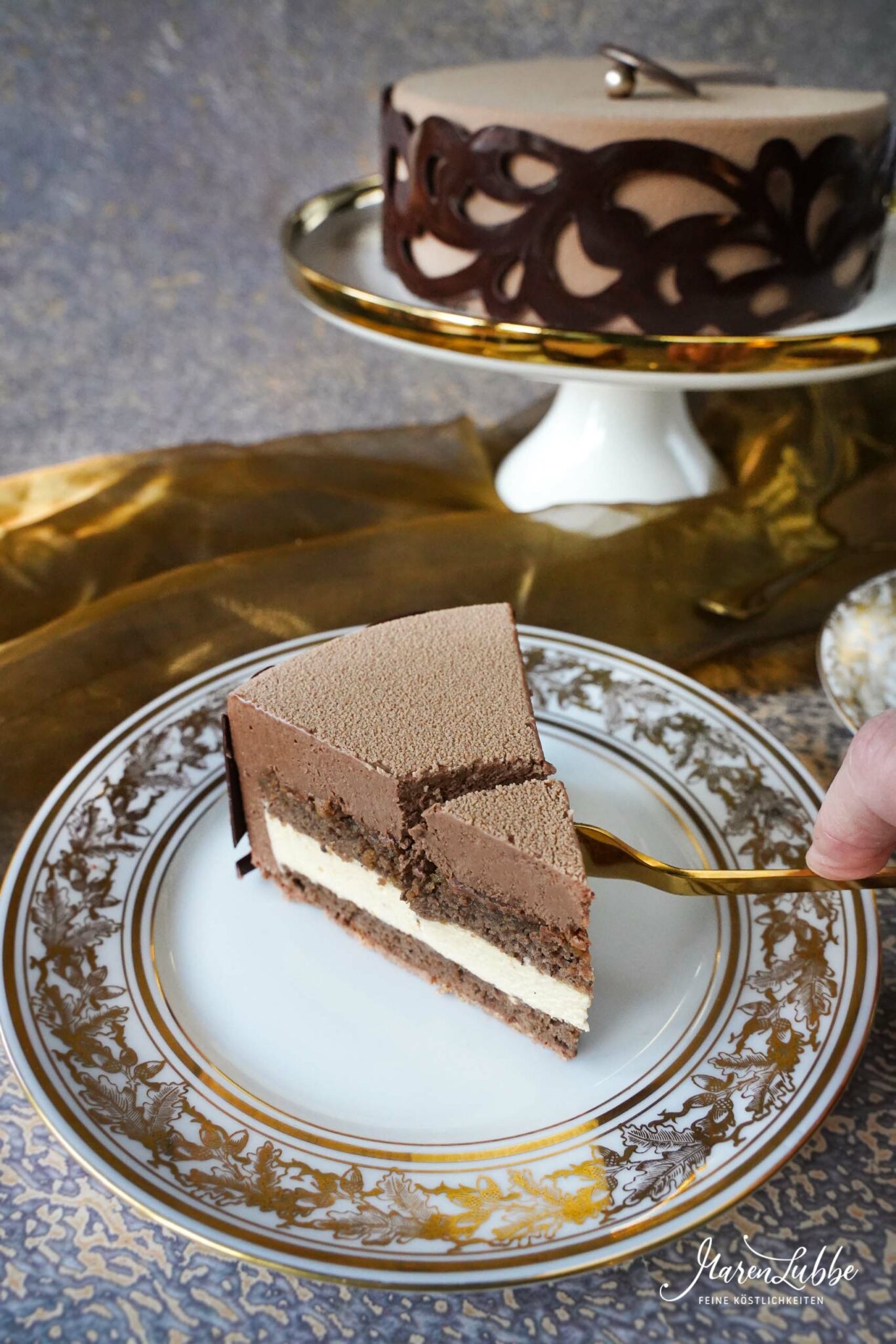 Schokoladentorte "Tonk'affee" - Maren Lubbe - Feine Köstlichkeiten Schokoladentorte "Tonk'affee" - Maren Lubbe - Feine Köstlichkeiten