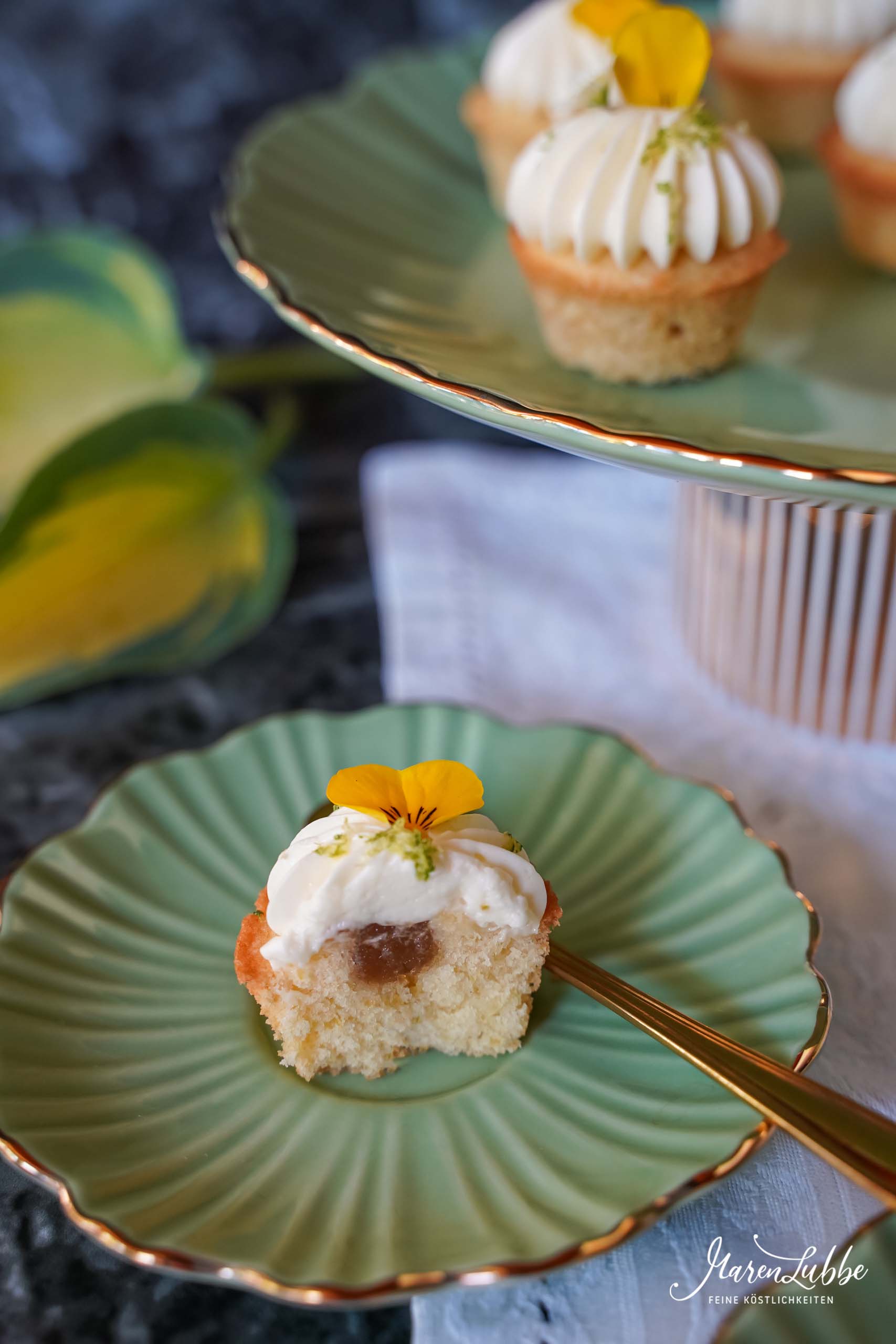 Minicupcakes mit Zitrone & Limette
