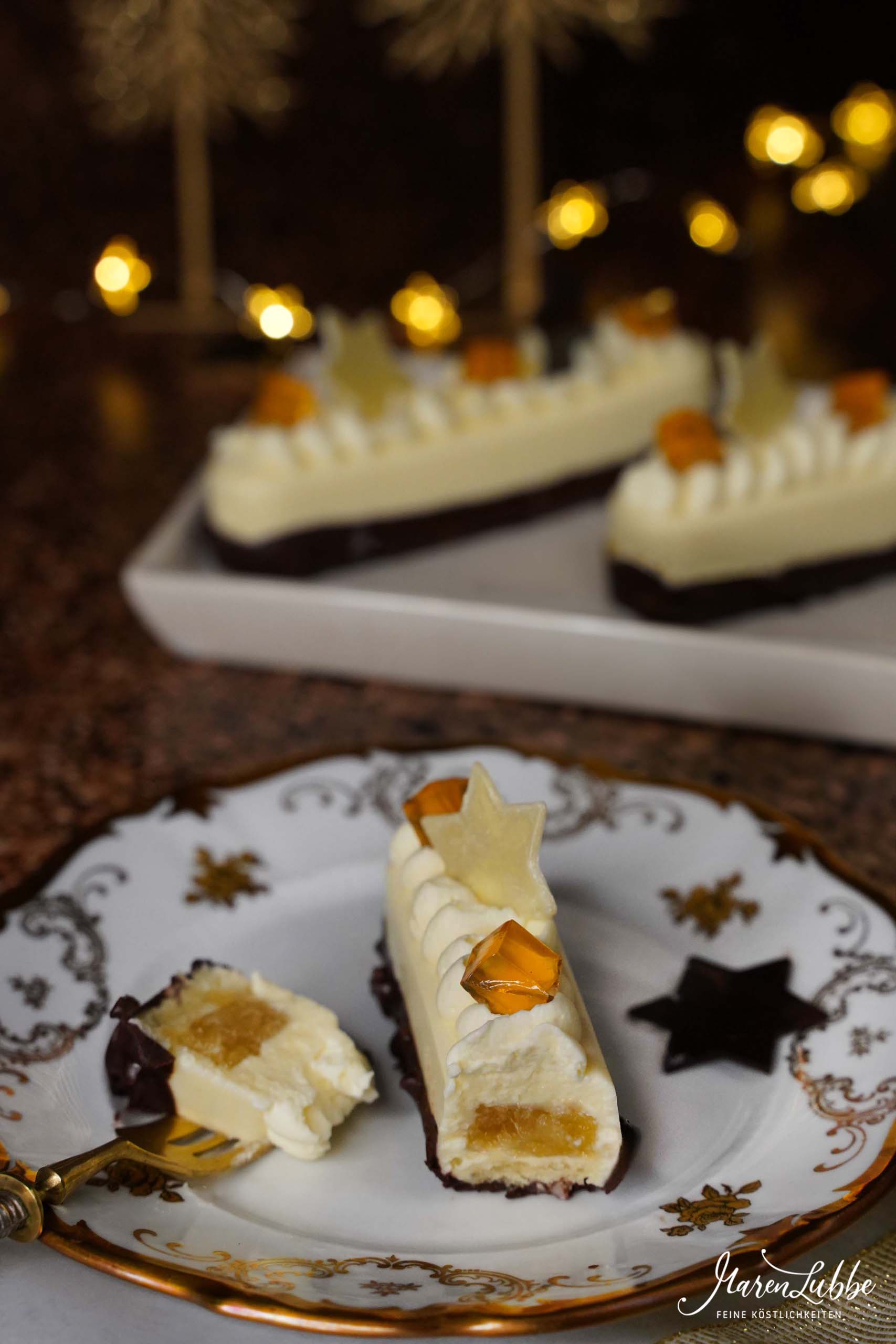 Marzipan-Bratapfel Eclairs