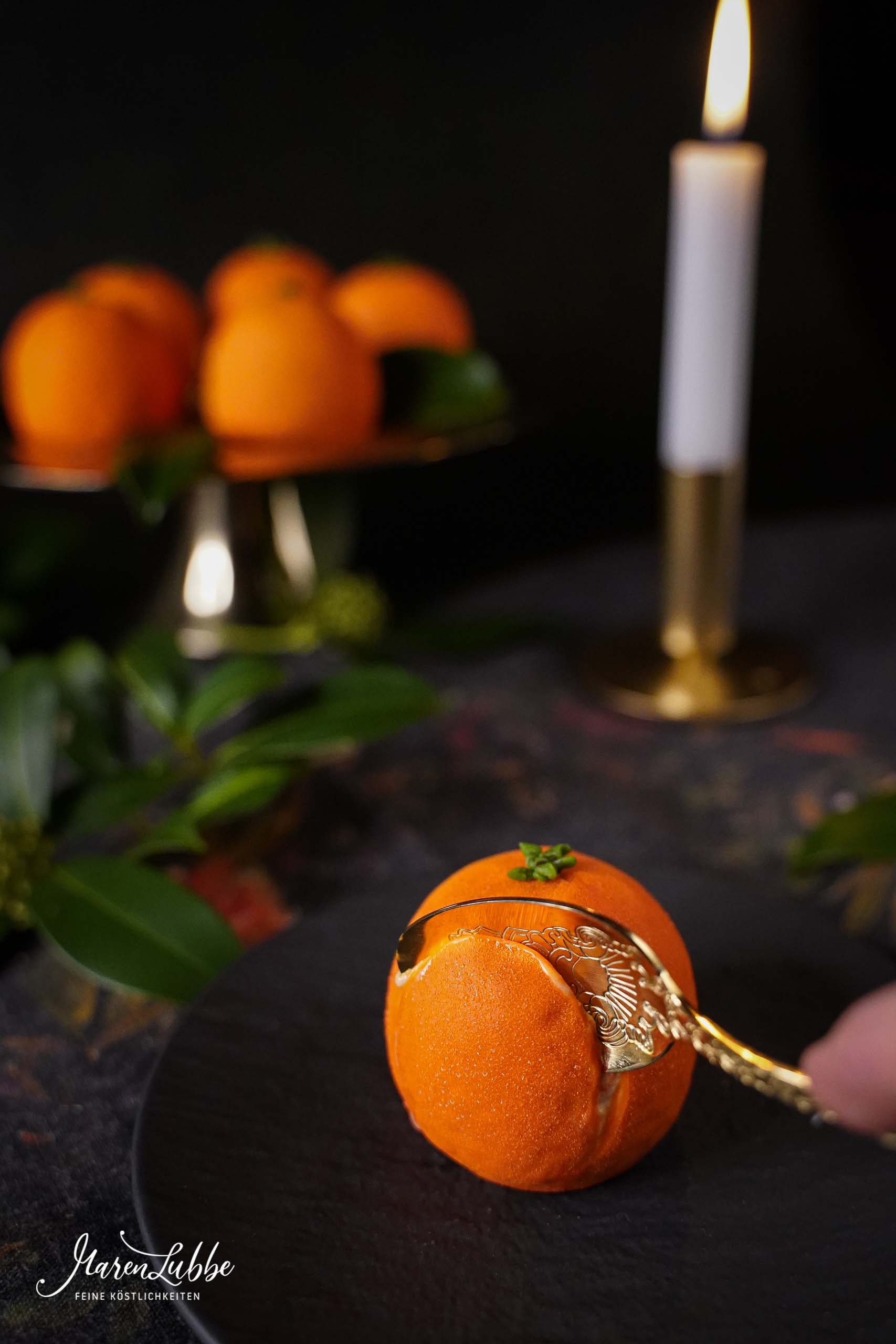 Desserttörtchen "Mandarine"