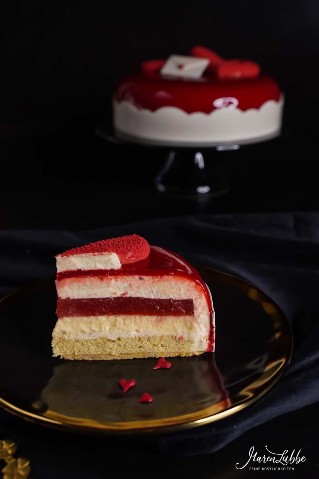 Valentinstorte &amp;quot;Love letter&amp;quot; - Maren Lubbe - Feine Köstlichkeiten