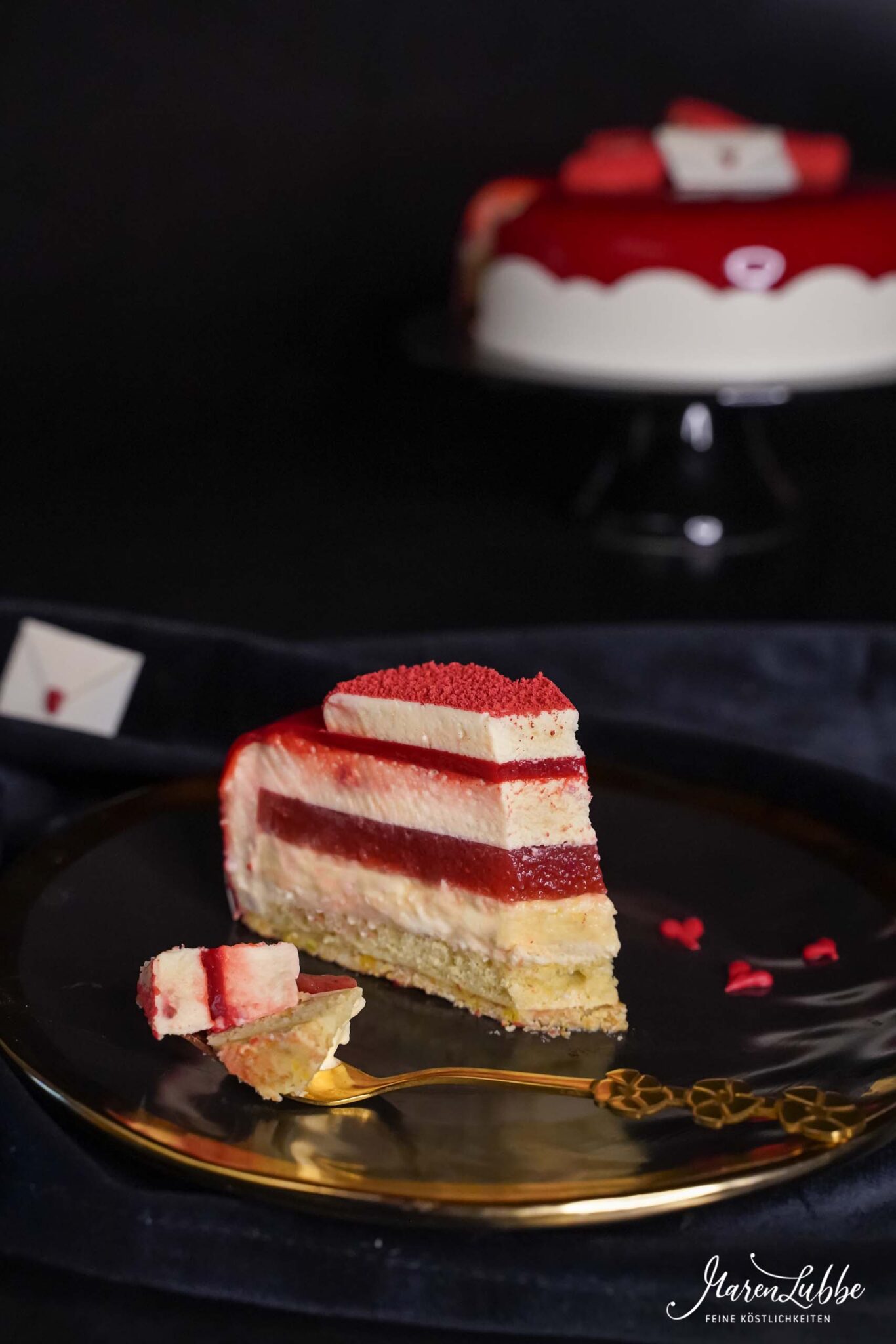 Valentinstorte &amp;quot;Love letter&amp;quot; - Maren Lubbe - Feine Köstlichkeiten
