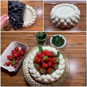 Fertigstellung Cheesecaketorte "Zenberry"