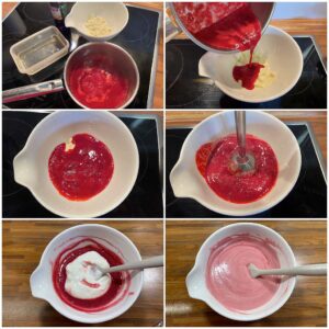 Himbeermousse