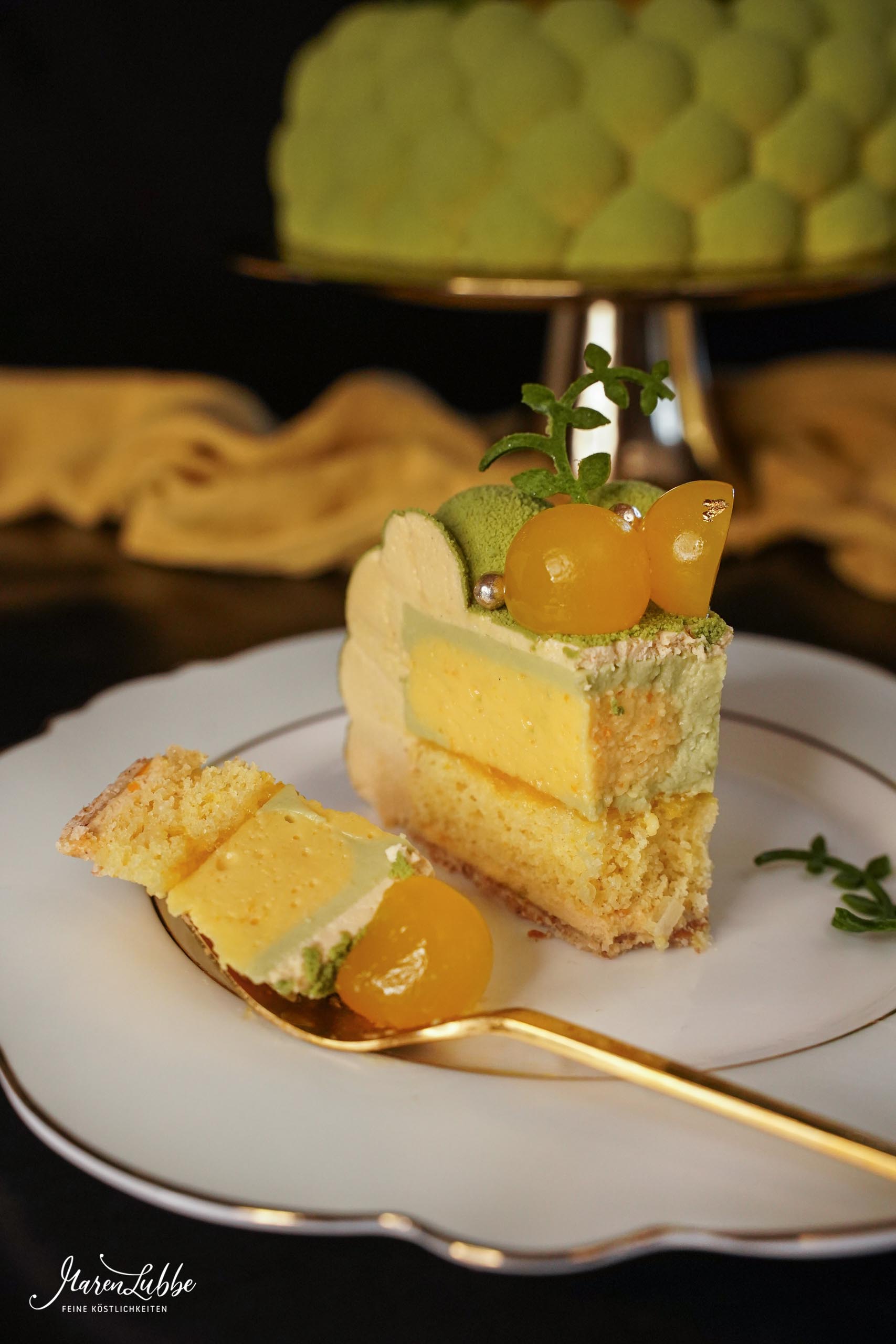 Jade d'Or Torte - Karamell | Matcha | Kalamansi