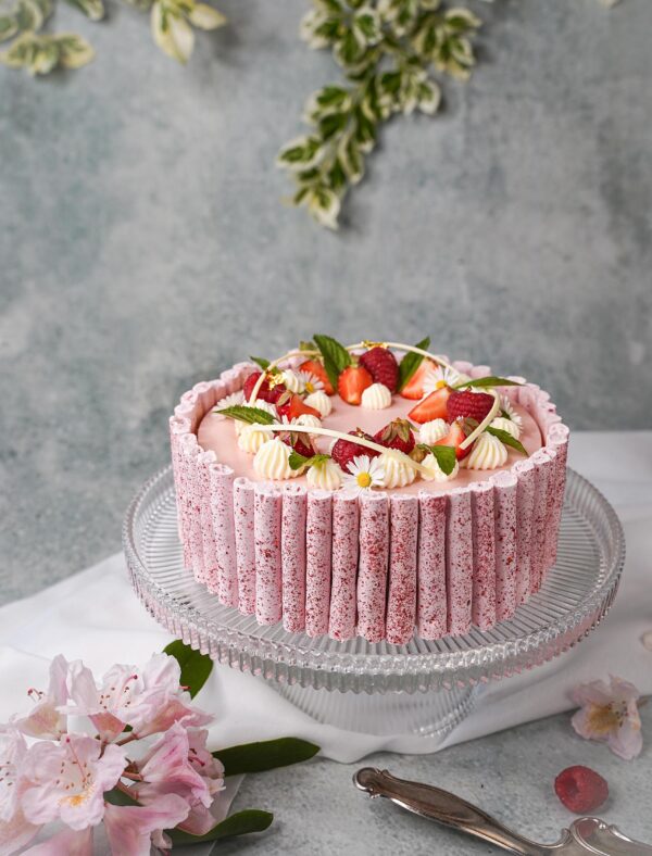 Himbeertorte „Couronne Rose“