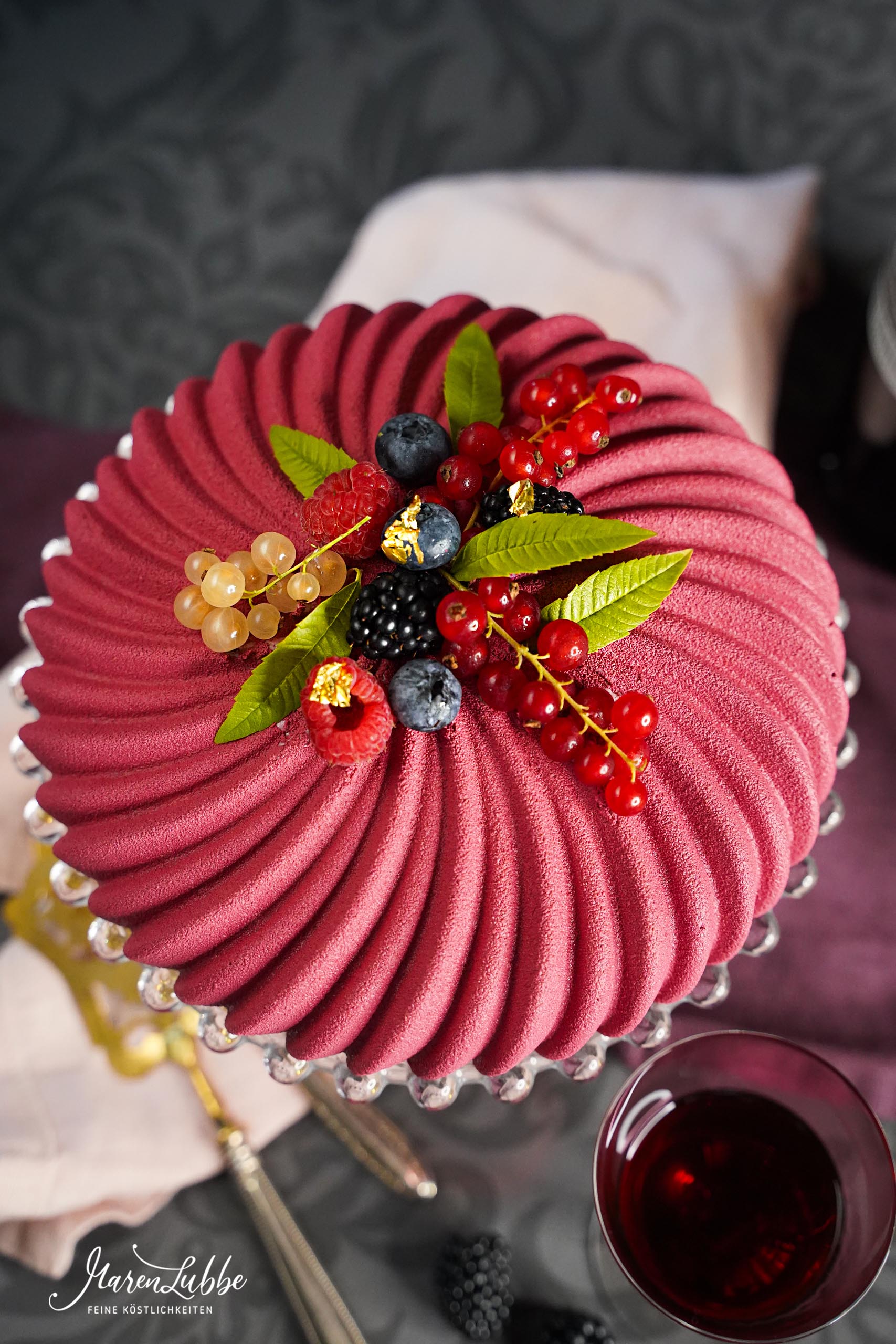 Beerentorte mit Portwein & Zimt