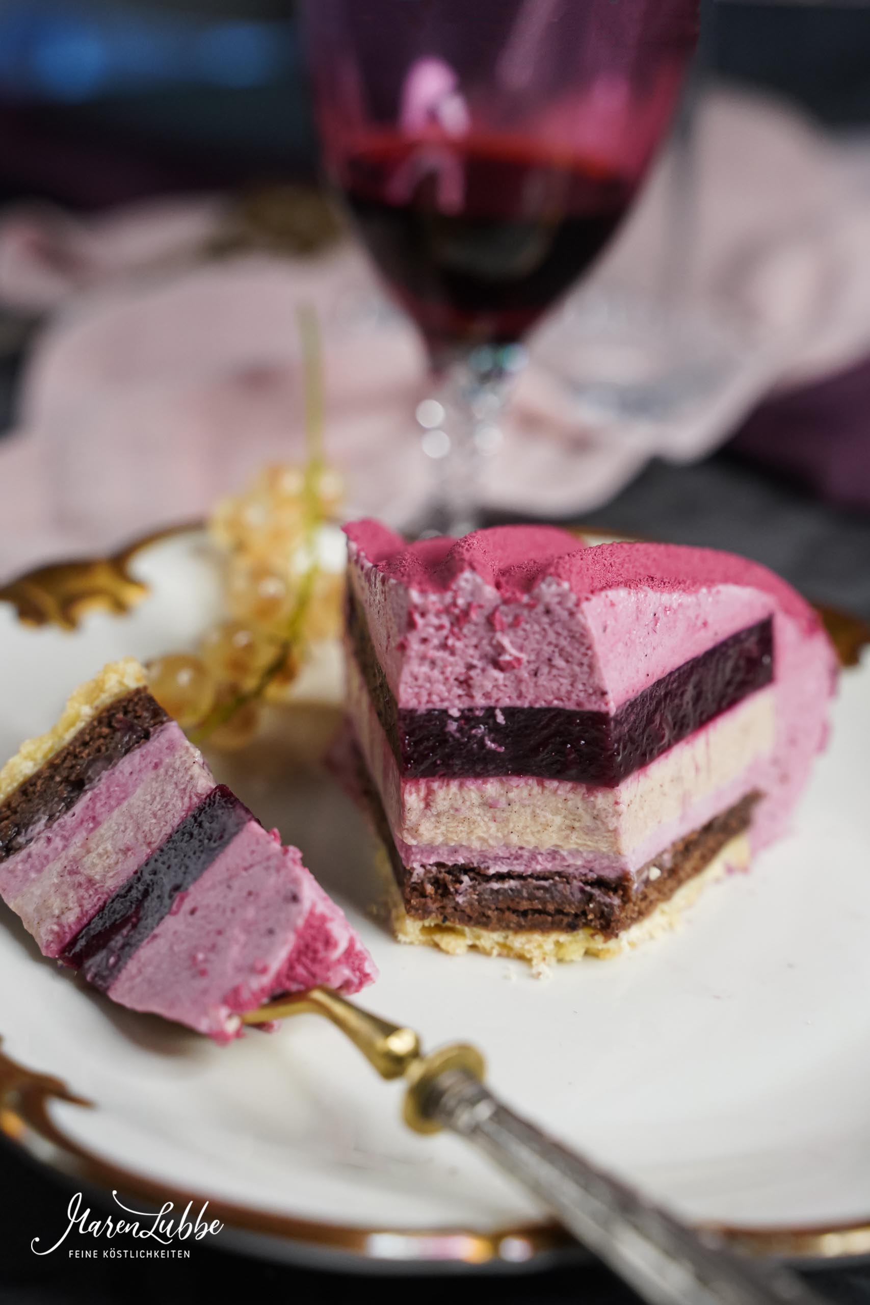 Beerentorte mit Portwein & Zimt