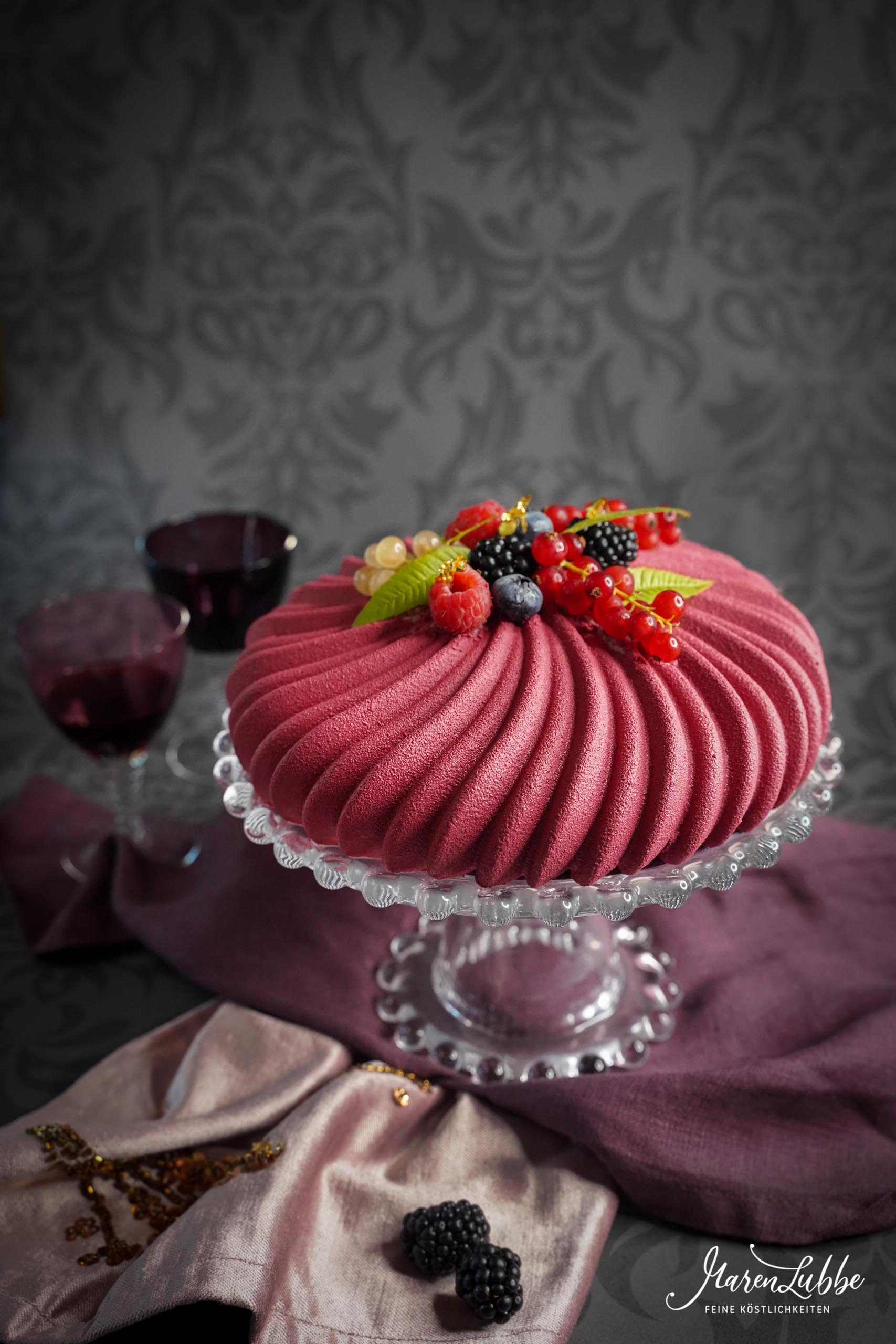 Beerentorte mit Portwein & Zimt